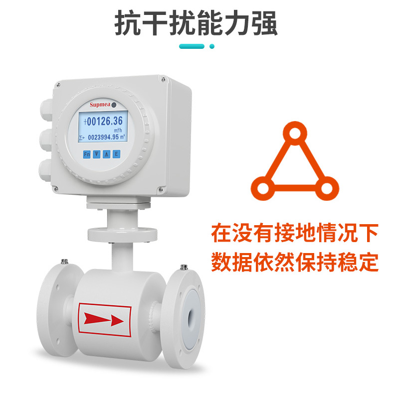 米科SUP-FMC240電磁流量計抗干擾能力強